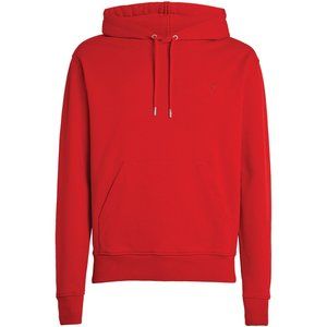Alexandre Mattiussi Ami Paris De Caur Red Pullover Hoodie Size Medium New